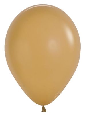Deluxe Latte 5" Latex Balloons - 50 Ct