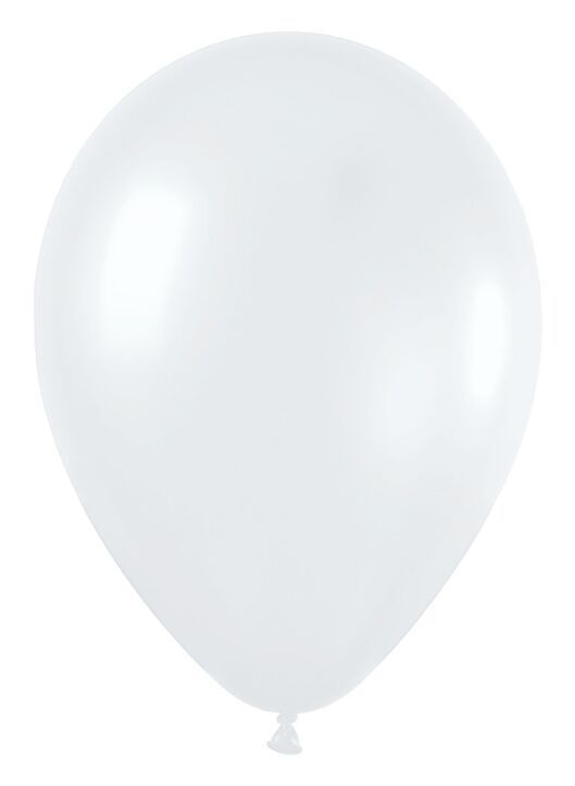 Pearl White 5" Latex Balloons - 50 Ct