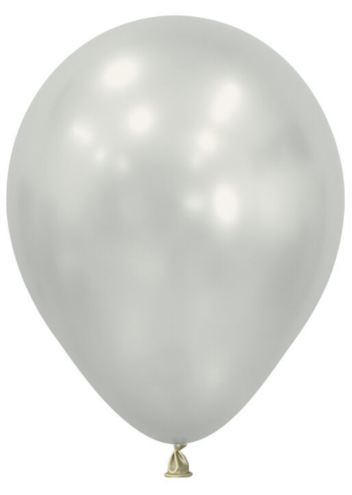 Silk Oyster White 5" Latex Balloons - 50 Ct