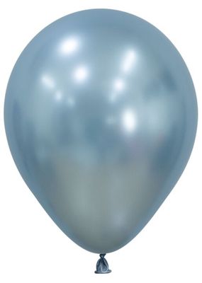 Silk Arctic Blue 5" Latex Balloons - 50 Ct