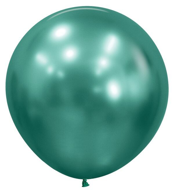 Reflex Aurora Green 24" Latex Balloons - 3 Ct