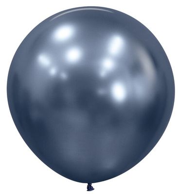 Reflex Galaxy Blue 24" Latex Balloons - 3 Ct