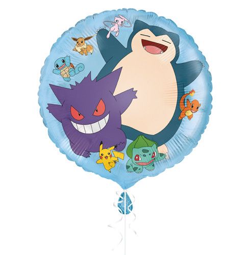 Pokemon - 18" Helium Filled Foil Balloon, Ribbon