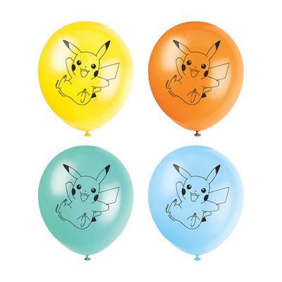 Pokemon - 12" Latex Balloons 8Ct