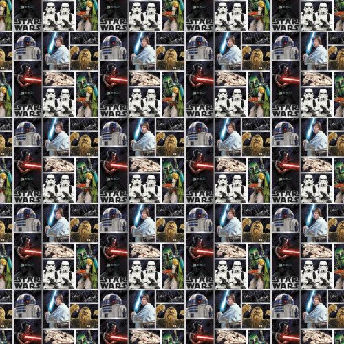 Gift Wrap 5' X 30" - Star Wars