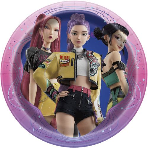 KPop Demon Hunters - 7" Dessert Plate 8Ct