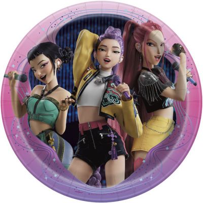 KPop Demon Hunters - 9" Dinner Plate 8Ct