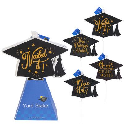 Grad Yard Sign 20.5" Asst.