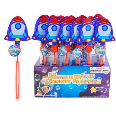 Bubble Wand w/ Rocket Clapper
