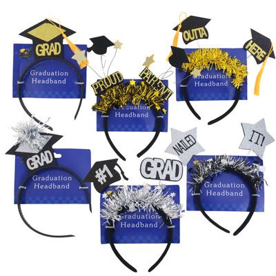 Graduation Headband Bopper Asst