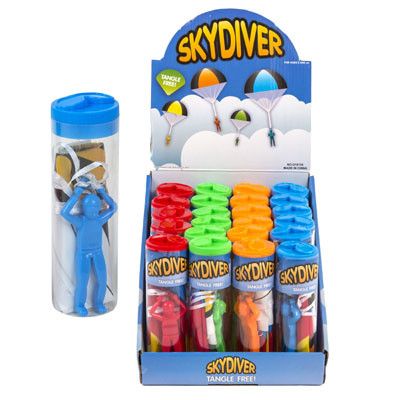 Parachuting Skydiver