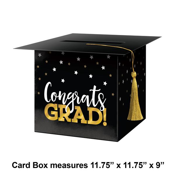 Card Box Mortarboard 1Ct