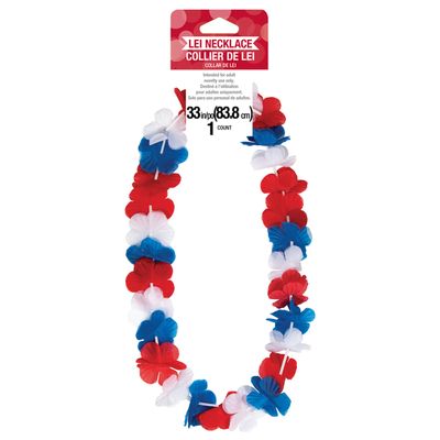 Patriotic Lei 33"