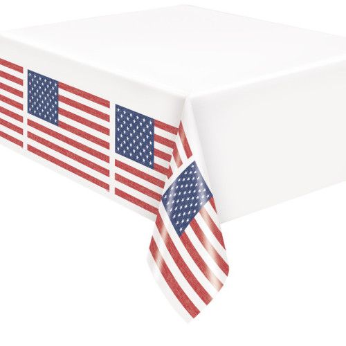 Classic Americana - Plastic Tablecover 54" x 84"