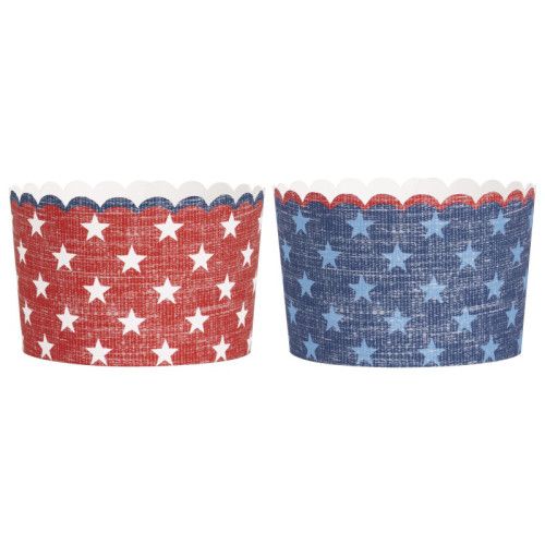 Classic Americana - Scalloped Paper Treat Cup 16 Ct