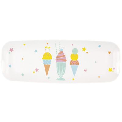 Pastel Ice Cream - Plastic Serving Tray 6" x 8"