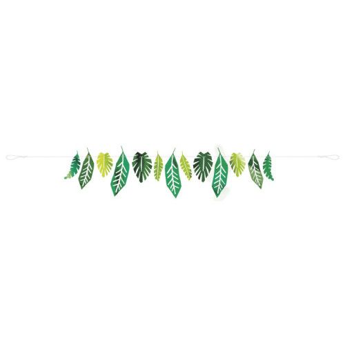 Safari Leaves Foil - Paper Garland  7ft