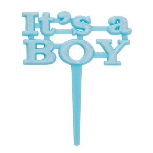 It's a Boy - Blue Cake Picks  8ct