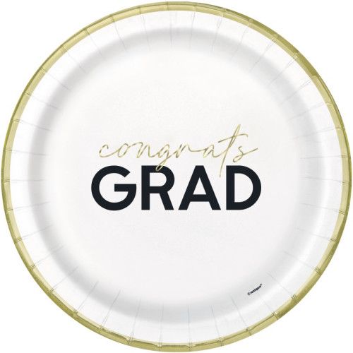 Party Grad - Congrats Grad 9" Dinner Plates  8ct