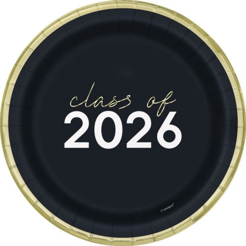 Party Grad - Class of 2026 7" Dessert Plates  8ct