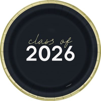 Party Grad - Class of 2026 7" Dessert Plates  8ct