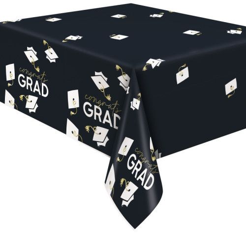 Party Grad - Rect Foil Table Cover  54" x 84""