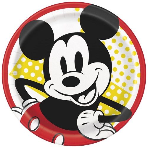 Mickey Mouse - 9" Dinner Plates  8ct