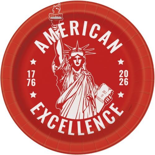 America 250th - 7" Dessert Plates  8ct