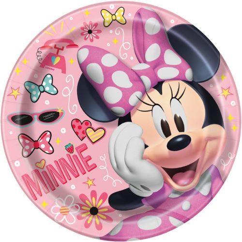 Iconic Minnie Mouse - 9" Dinner Plates  8ct