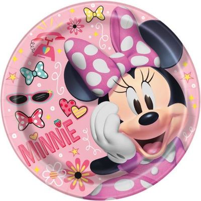 Iconic Minnie Mouse - 9" Dinner Plates  8ct