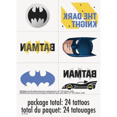 Batman - Tattoos  24ct