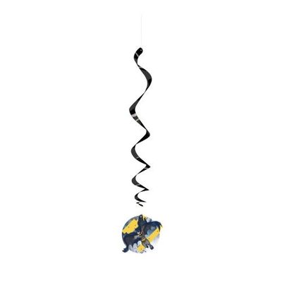 Batman - Hanging Swirl Decorations  26  3ct"