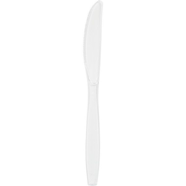Plastic Knives Clear 24 Ct
