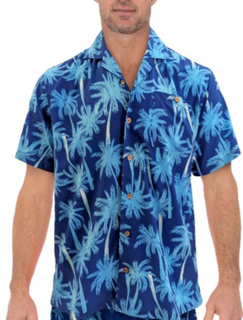 Classic Hawaiian Palm Shirt - 