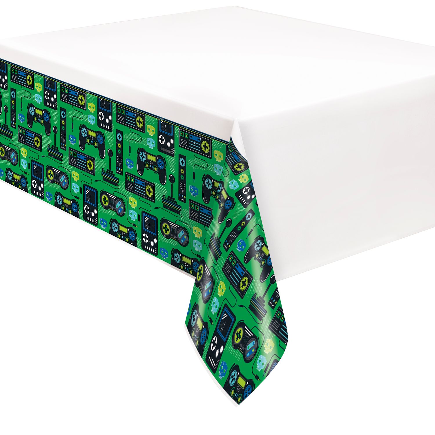 Gamer Birthday Plastic Table Cover 54" x 84"