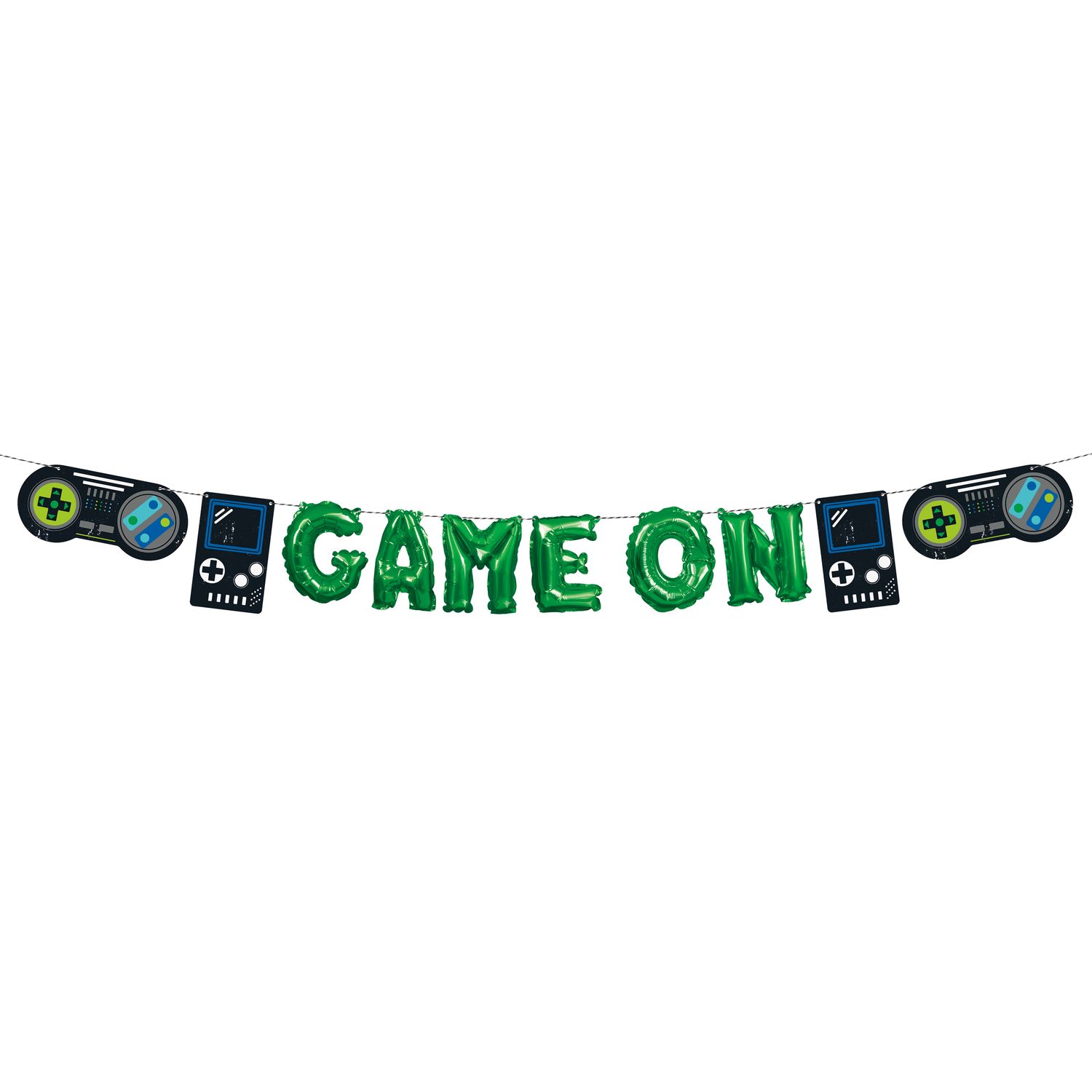 Gamer Birthday Balloon Banner Kit