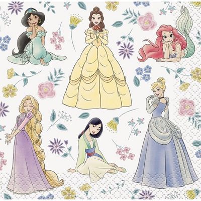 Disney Princess - Beverage Napkins  16ct