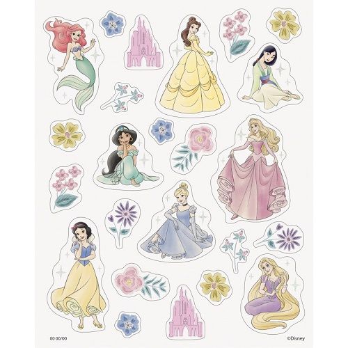 Disney Princess - Glitter Stickers  96ct