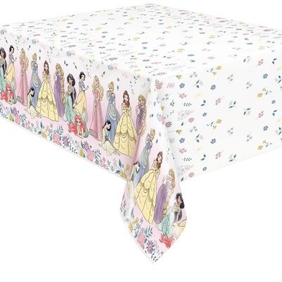 Disney Princess - Rectangular Plastic Table Cover  54" x 84"