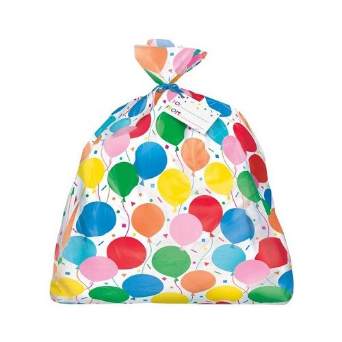 Jumbo Gift Sack - Colorful Balloons