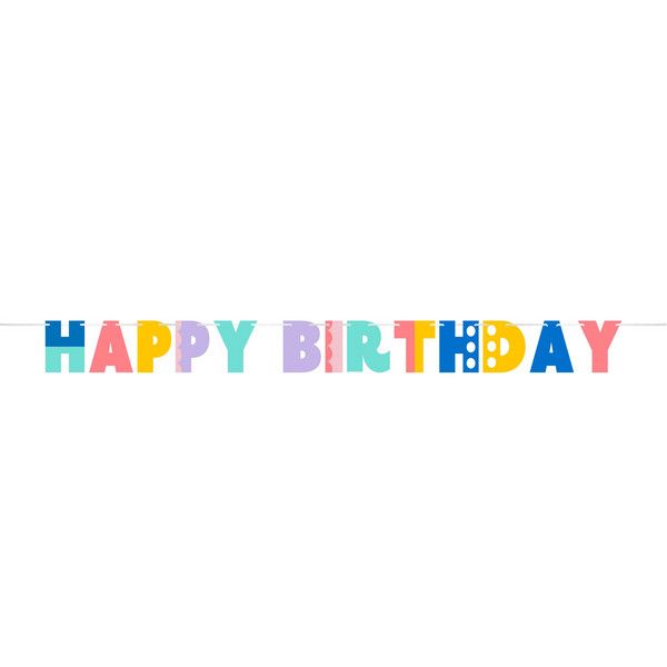 Party Patterns - Letter Banner