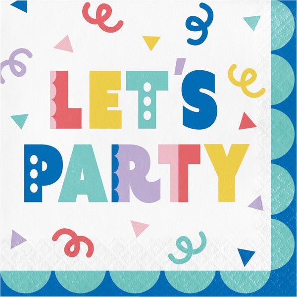 Party Patterns - Lunch Napkin 16ct