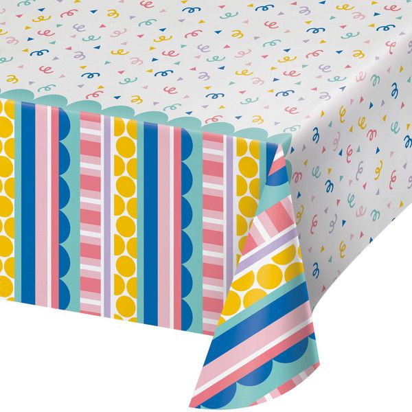 Party Patterns - Tablecover, Paper 54"x96"