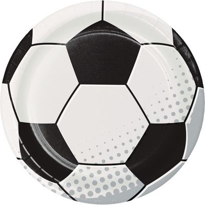 Sports Spirit - Soccer 9" Plate 8ct