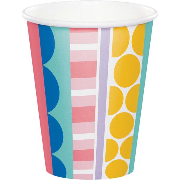 Party Patterns - Hot/Cold Cup 9oz. 8ct