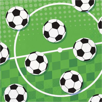 Sports Spirit - Soccer Lunch Napkin 16ct
