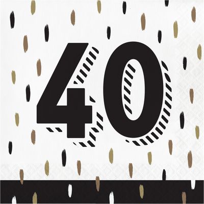 Golden Wishes - 40 Luncheon Napkin 16ct
