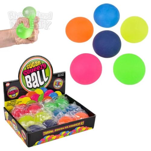 Squeezy Sugar Ball 2.4" - 12 Ct Box