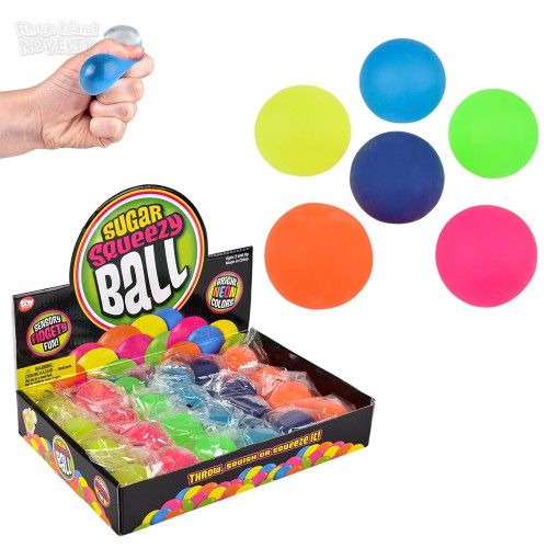 Squeezy Sugar Ball 1.5" - 24 Ct Box