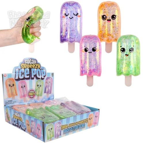 Sugar Squeezy Ice Pop 5.5" - 12 Ct Box